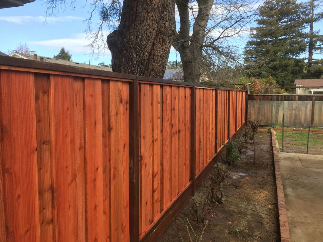 Wood fence project