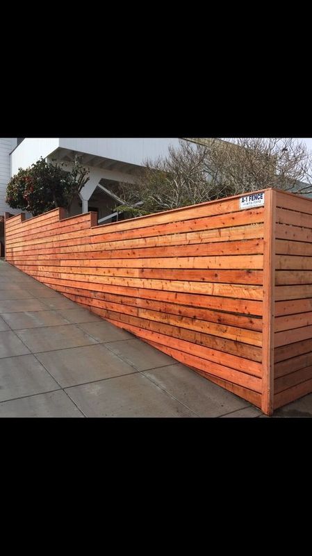 Fence installation example 3