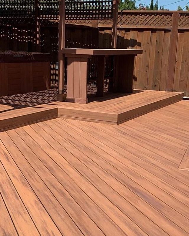 Multi-level composite deck